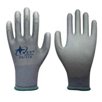 星宇 PU涂层手套，PU518-9 PU灰手套 售卖规格：1双