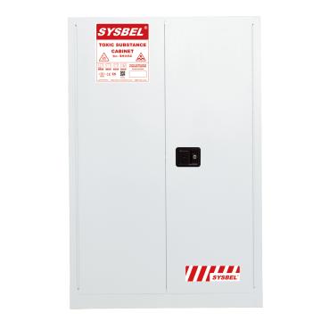 西斯贝尔SYSBEL 毒品安全储存柜，FM认证，45加仑/170升，白色/手动，不含接地线，WA810450W
