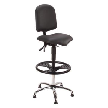 迈确尔 工作椅，WK-H-KL-FR3 黑色 高度调幅675-940mm 带脚踏 售卖规格：1个