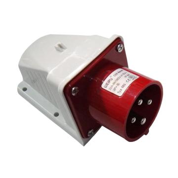 威浦 TYP系列明装器具输入工业插座，683 4P 32A 400V IP44 红色 售卖规格：10只/盒
