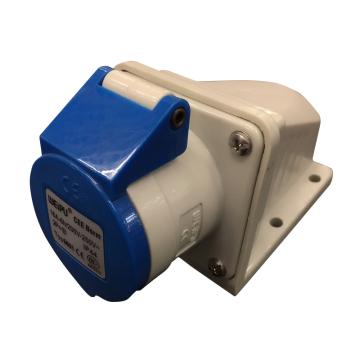 威浦 TYP系列明装工业插座，6601 3P 16A 230V IP44 蓝色 售卖规格：10只/盒