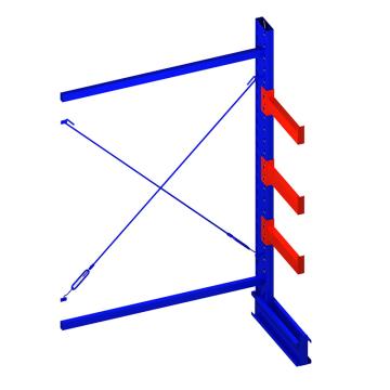 至腾 单面悬臂副架,1500×800×2500,400kg/层,4层,悬臂长700mm,含底座，不含安装 售卖规格：1套