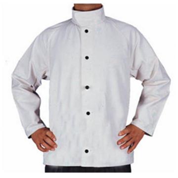 威特仕 焊接防护服，33-8167-XL 白色帆布上身工作服 售卖规格：1件