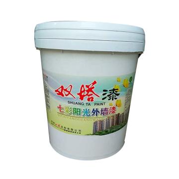 双塔/SHUANG TA 外墙漆，七彩阳光外墙漆，白， 20kg/桶 售卖规格：20公斤/桶