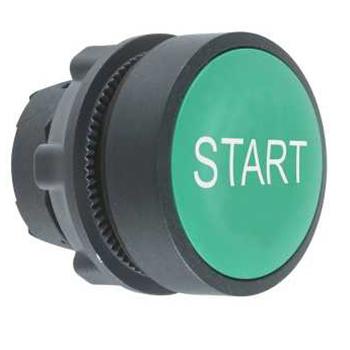 施耐德电气 白“I”字绿色平头按钮头，ZB5AA331C 1N/C 售卖规格：1个