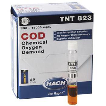 哈希/HACH TNTplus COD试剂，TNT823-CN 量程250-15000 mg/L COD，25支装 售卖规格：1套