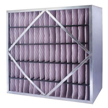 FLMFIL 镀锌框隔板型中效空气过滤器，292*594*150mm，过滤效率F7