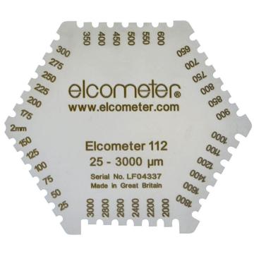 易高/Elcometer 六角湿膜梳，K0003236M202 3236/2，范围25-2000μm、不含第三方检测 售卖规格：1个