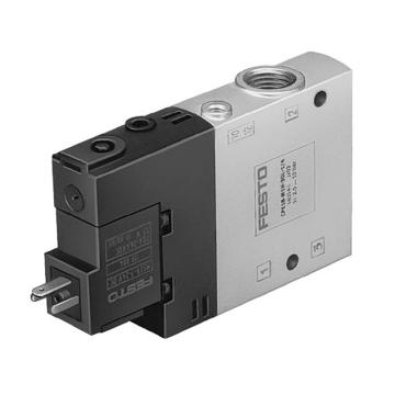 费斯托/FESTO 两位三通单电控电磁阀，CPE18-M1H-3OL-1/4，163140 常开型，内部先导式 售卖规格：1个