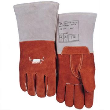 威特仕 焊接手套，10-2900XL，耐高温手套 咖啡色