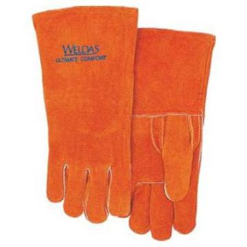 威特仕 焊接手套，10-0392-L，锈橙色常规电焊手套