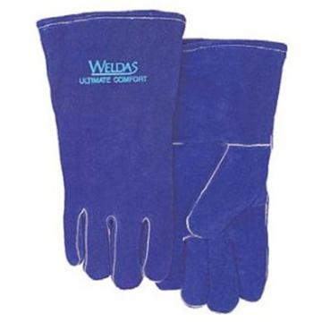 威特仕 焊接手套，10-0160-XL 彩蓝色常规电焊手套 售卖规格：1副