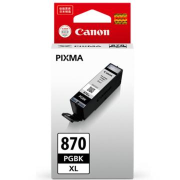佳能/Canon 墨盒，PGI-870XL BK 照片黑 高容 适用7780 9080 8080 6080 售卖规格：1个