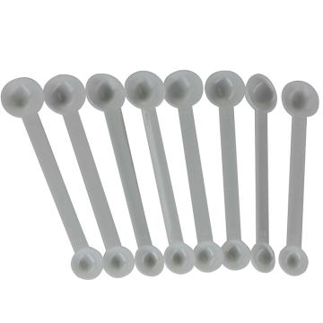 芯硅谷 塑料定量勺 双头 白色 PS，D6496-01-50EA 售卖规格：50个/包