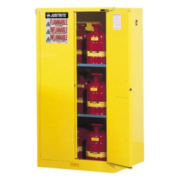 杰斯瑞特/JUSTRITE 黄色易燃液体存储柜，8960201 FM认证 60加仑/227升 双门/自动 售卖规格：1个