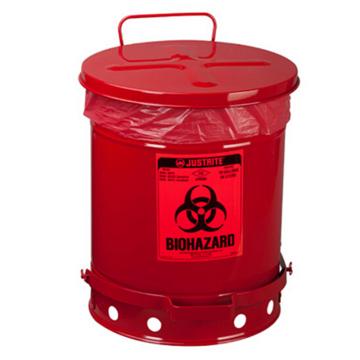 杰斯瑞特/JUSTRITE 生化危险废物罐，05930R 10加仑/34升 售卖规格：1个