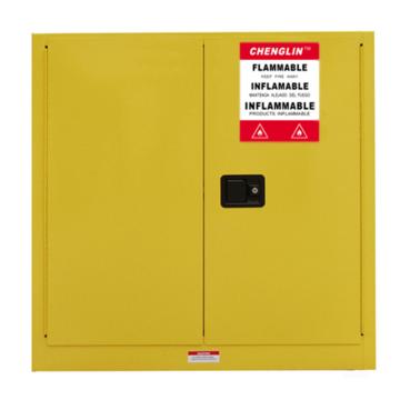 成霖 黄色易燃液体安全柜，CL803000 30加仑/114升 双门/手动 售卖规格：1台
