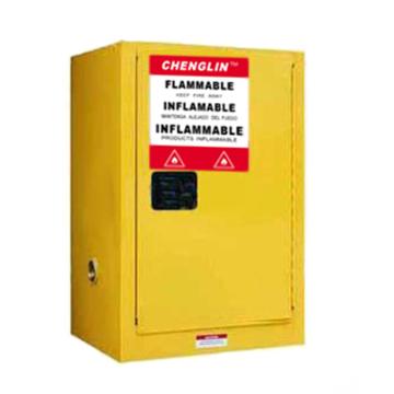 成霖 黄色易燃液体安全柜，CL800400 4加仑/15升 单门/手动 售卖规格：1台