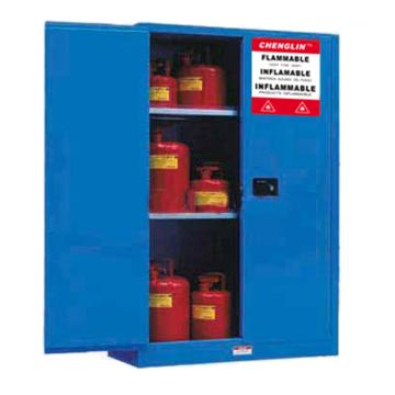 成霖 蓝色弱腐蚀性液体安全柜，CL809002 90加仑/340升 双门/手动 售卖规格：1台