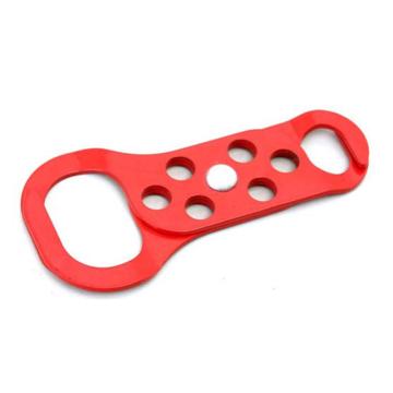 安赛瑞 钢制双头安全锁钩，14724 双锁钩设计 红色 总长137mm 售卖规格：1把