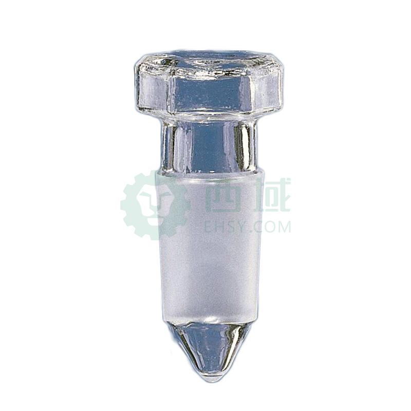 brand锥形磨口瓶塞,duran 玻璃,10/19,六角形,空心