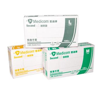 麦迪康/MEDICOM 一次性PVC手套，1209B 无粉，小号，100只/盒，10盒/箱 售卖规格：1箱