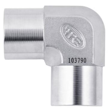 JPE 双内牙弯头 3/8"NPT，BS6-E03-N SS316 售卖规格：1个