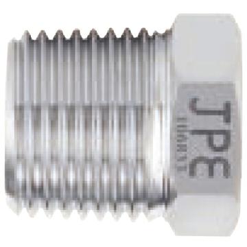 JPE SS304公牙塞头，BS4-PTH04-N  1/2"，NPT螺纹 售卖规格：1个