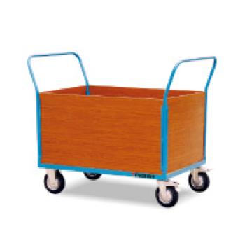 哈德威 CU型木板围板推车，CU50H 额定载重(kg):300 台面尺寸(mm):1200*800 双扶手， 售卖规格：1个