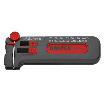 凯尼派克/KNIPEX 迷你型剥线工具（单独包装），12 80 040 SB 0.12-0.4mm² 售卖规格：1把
