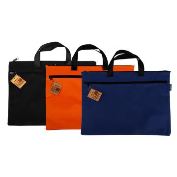 得力（deli）帆布手提袋文件袋档案袋公文包公文袋A4风琴包，蓝色 5840 单位：只