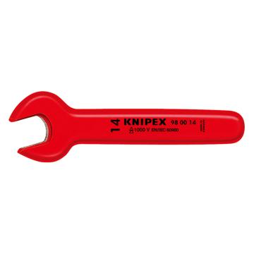 凯尼派克/KNIPEX 电工绝缘开口扳手，98 00 14 开口14mm 售卖规格：1把