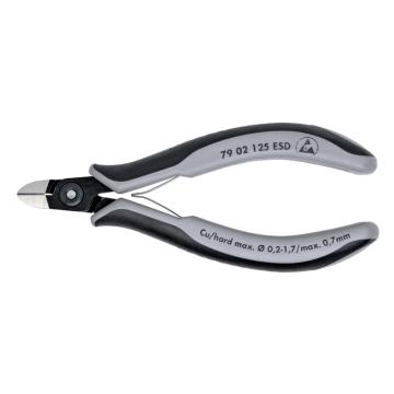 凯尼派克/KNIPEX 防静电电子斜口钳，79 02 125 ESD 125mm 售卖规格：1把