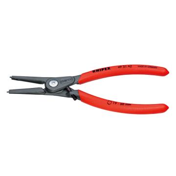 凯尼派克/KNIPEX 精密外卡簧钳，49 31 A1 适用于10-25mm带开口限位 售卖规格：1把