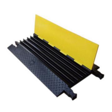 安赛瑞 重型5槽线缆保护带-高强度塑胶，抗压18吨，黄/黑，线槽宽42mm，900×500×55mm，11113 售卖规格：1个