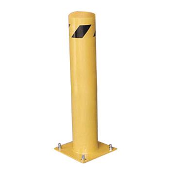 安赛瑞 钢制低位防撞柱，钢制，黄色粉末喷涂，含安装配件，壁厚3mm，Ф115×610mm，11213 售卖规格：1个