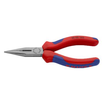 凯尼派克/KNIPEX 尖嘴钳，25 02 140 140mm(抛光头部双色双重材料手柄) 售卖规格：1把