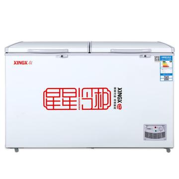 星星 370L商用家用冷藏冷冻双温顶开门冷柜，BCD-370E 售卖规格：1台