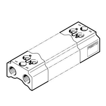 费斯托/FESTO 固定阀宽气路板模块，CPE10-3/2-PRS-1/4-5，550553 用于两位三通系列 售卖规格：1个