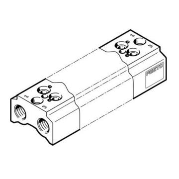 费斯托/FESTO 固定阀宽气路板模块，CPE10-3/2-PRS-1/4-7，550555 用于两位三通系列 售卖规格：1个