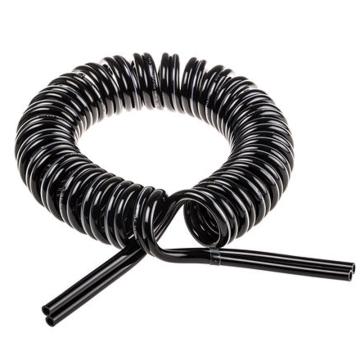 SMC PU螺旋气管，TCU0604B-2 Φ6×Φ4×1.5M,黑色,管2根 售卖规格：1条