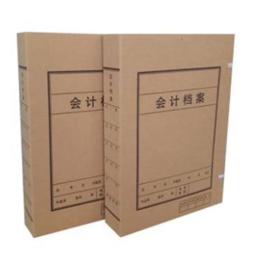 A4标准会计档案盒，无酸纸310x210x30mm 单个（黑字）