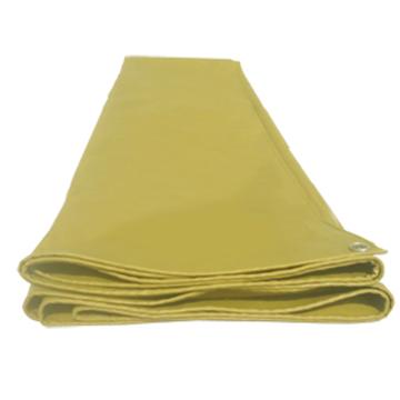 申际 化纤布，上涂覆PVC材料防雨布，土黄色，厚度：0.5mm 10m*9m 售卖规格：1个