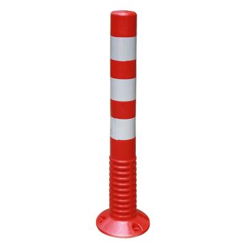 帛拉 弹性警示柱，红白，ф80mm×高750mm，98013 售卖规格：1根
