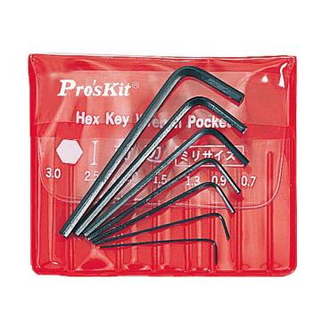 宝工/Pro'sKit 迷你六角扳手组，8PK-022 7支组 售卖规格：1套