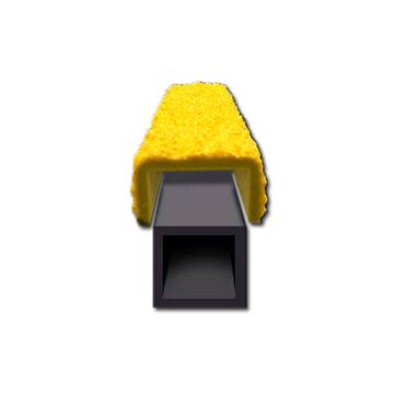 安赛瑞 爬梯踏棍防滑条，3mm玻璃钢，方形，黄色，Ф20×405mm（含安装配件），12094 售卖规格：1个