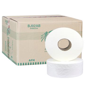 清风(Breeze)大卷纸，BJ02AB商务大盘纸巾 240米 12卷/箱 单位：箱