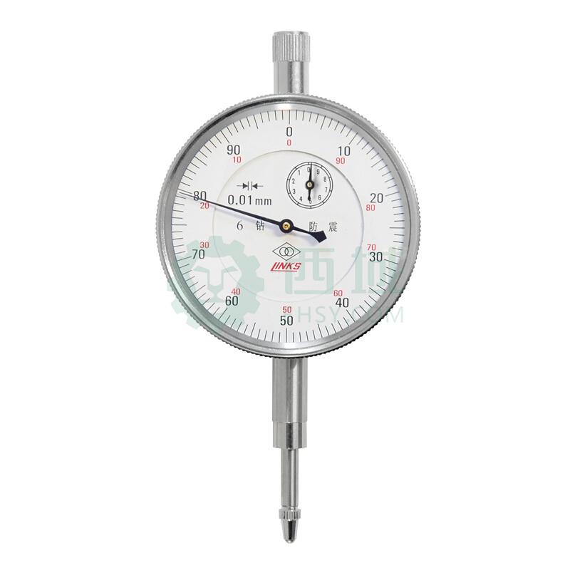 哈量 百分表,0-10mm,801-02 1级 耳环后盖,不含第三方检测