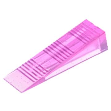 西域推荐 塑料门塞，14*3*3.3cm 紫色 售卖规格：1个