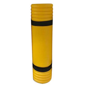 安赛瑞 弹性吸能货架防撞器，黄色LDPE材质，长55cm，适合货架腿宽度8.5cm，12032 售卖规格：1个